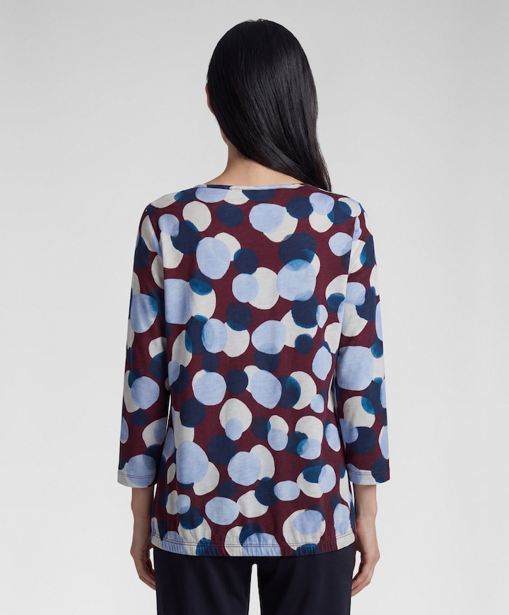 Dames longsleeve bordeaux