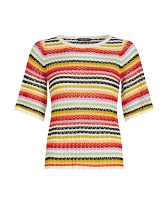 Dames t-shirt multicolor