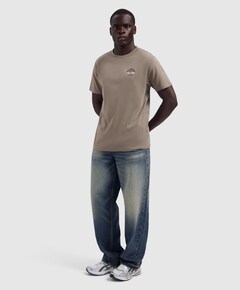 Heren T-shirt beige