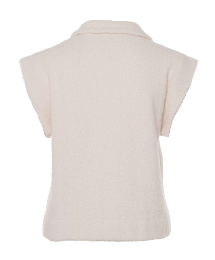 Gilet ecru