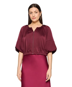Dames jas bordeaux