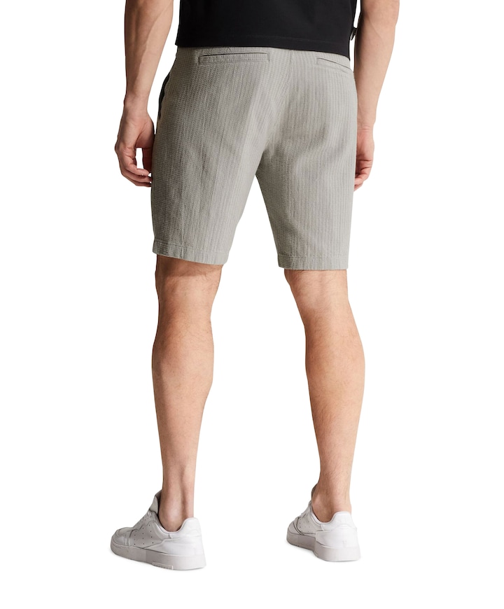 CHINO SHORTS STRUCTURE heren korte broek blauw