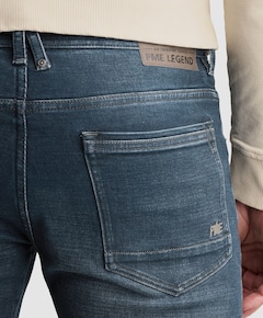 TAILWHEEL DARK NATURAL DENIM heren jeans blauw