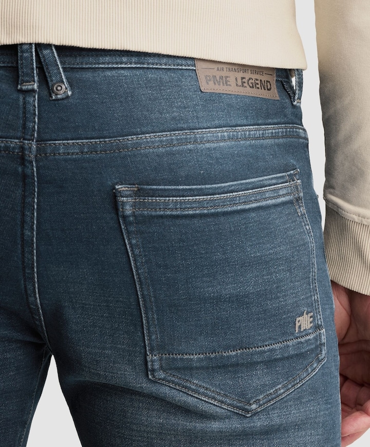 TAILWHEEL DARK NATURAL DENIM heren jeans blauw