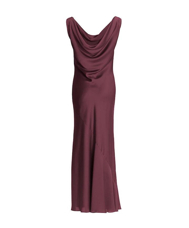 Dames jurk bordeaux