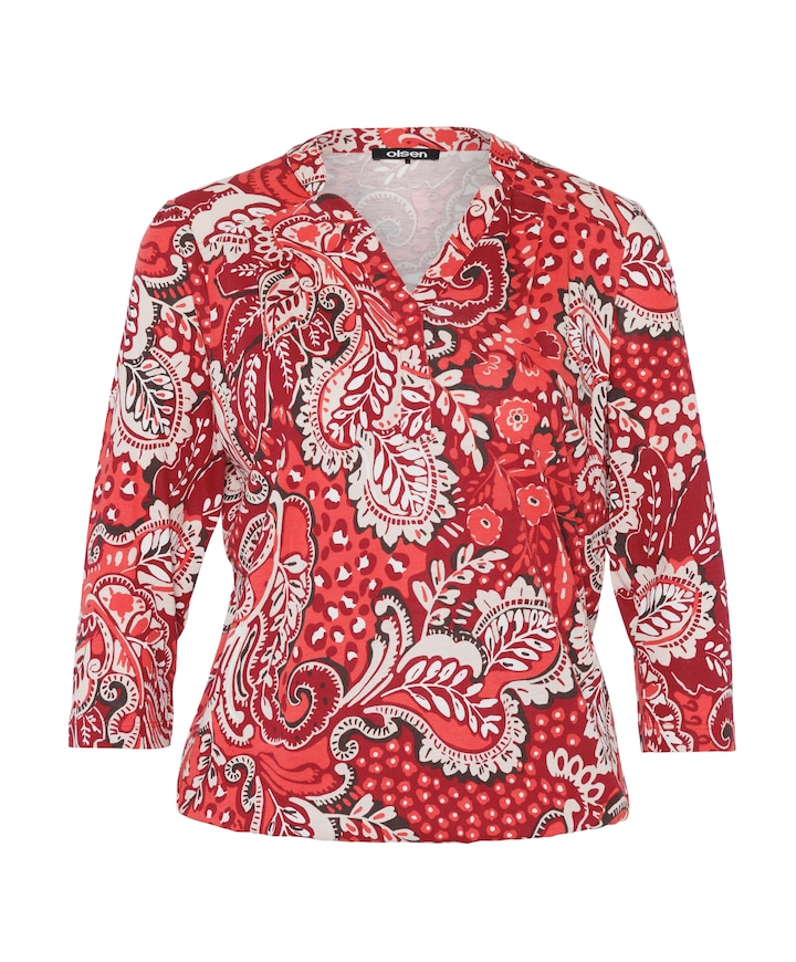 Dames longsleeve rood