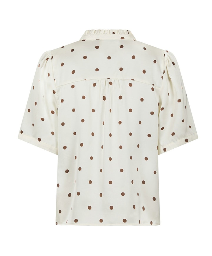 Dames top ecru