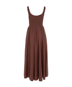 Dames jurk brique
