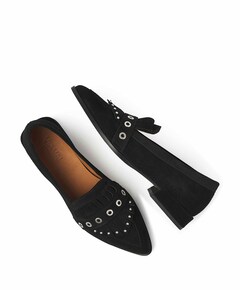 Jazz Emily dames loafers zwart