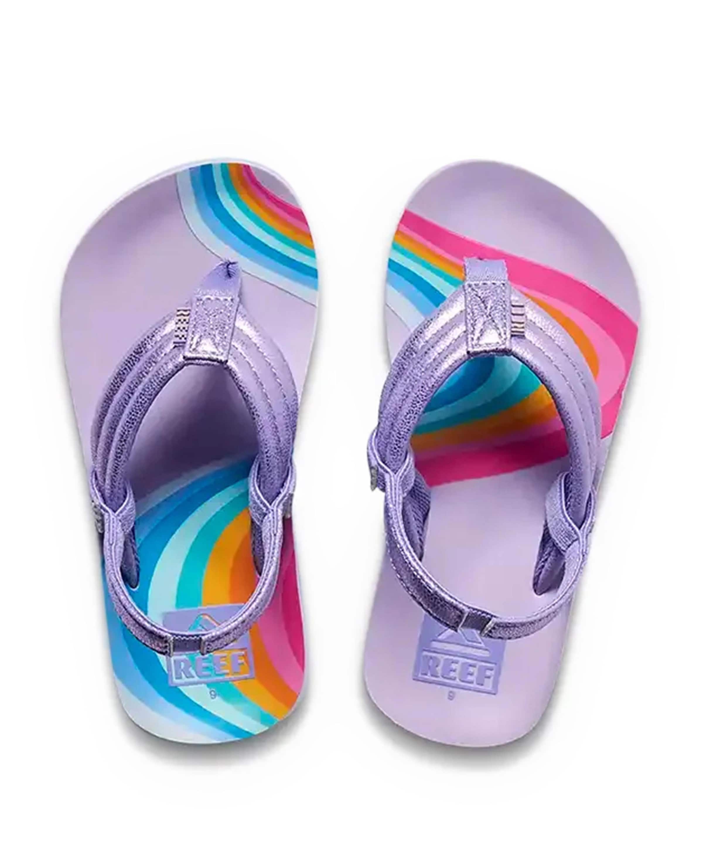 LITTLE AHI meisjes slippers paars