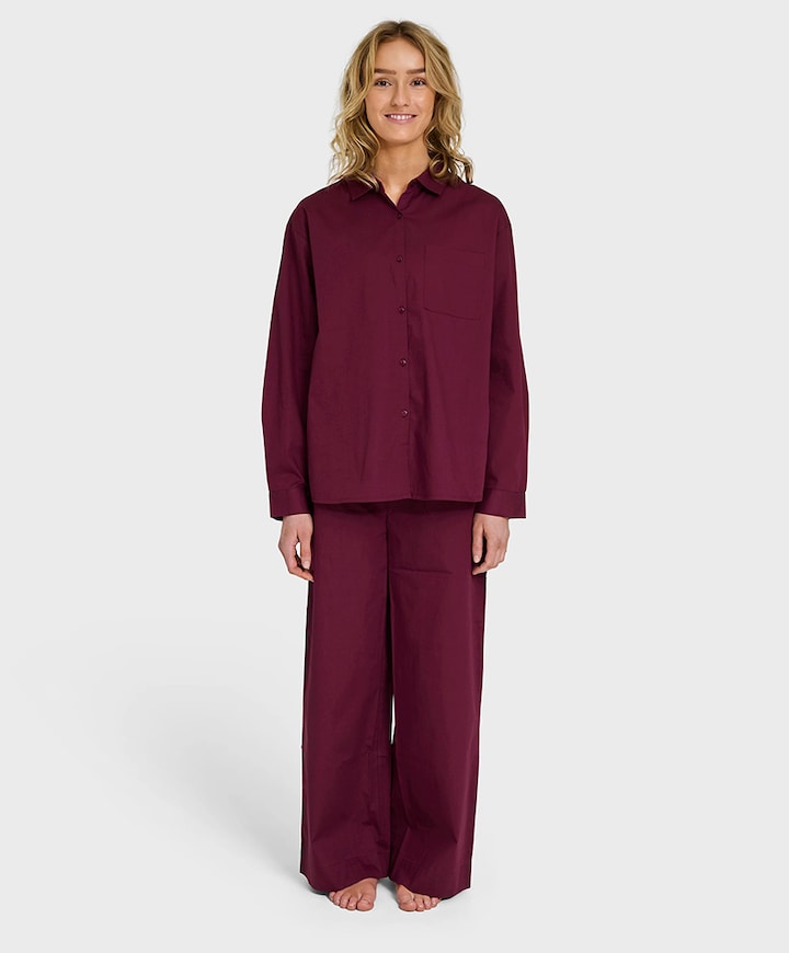 Sahej dames broek bordeaux