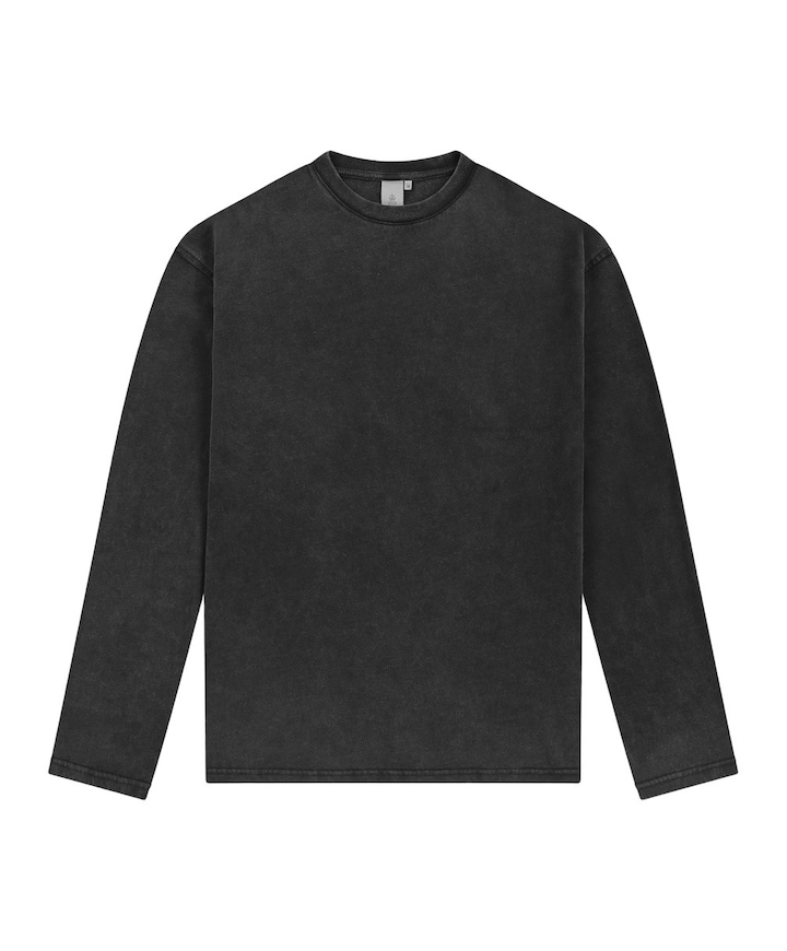 Heren longsleeve zwart