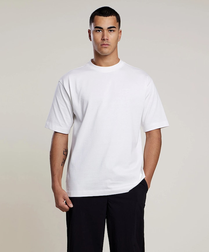 Heren T-shirt ecru