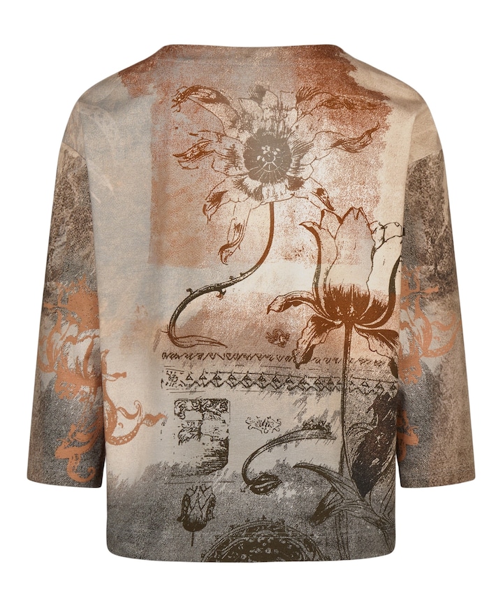 Dames longsleeve beige