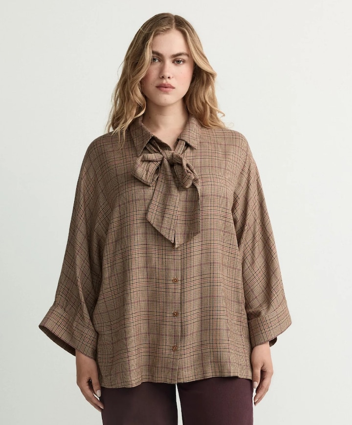 Dames blouse beige