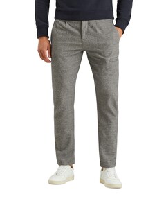 FALTURE RELAXED WOOL-LOOK heren broek grijs