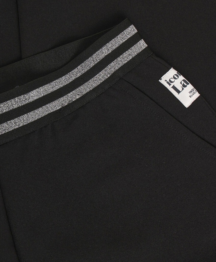 Sporty meisjes pantalon zwart
