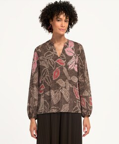 Dames blouse bruin