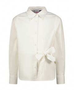 Meisjes blouse lange mouw wit