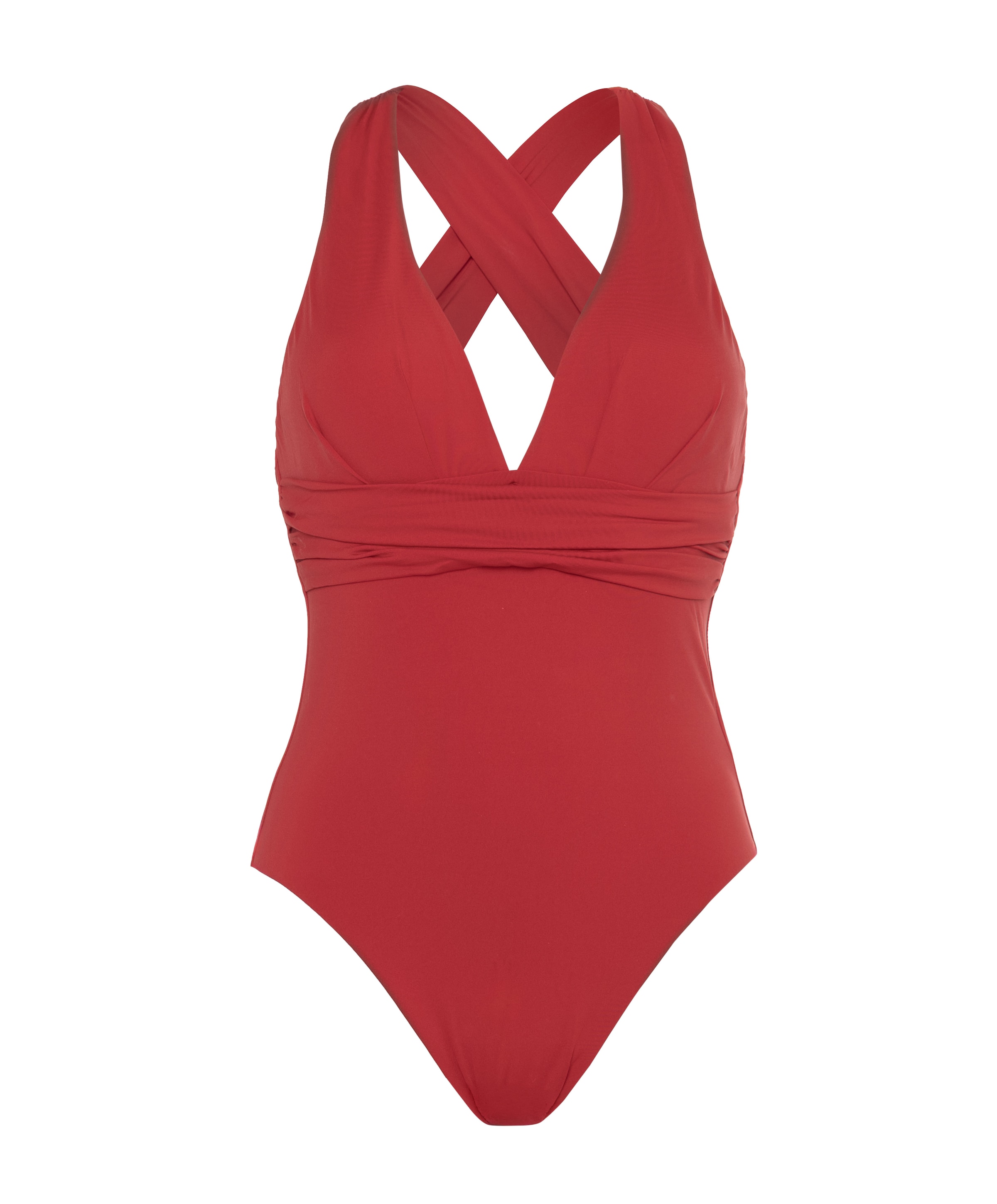 Dames badpak rood