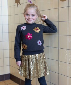 Meisjes sweater grijs