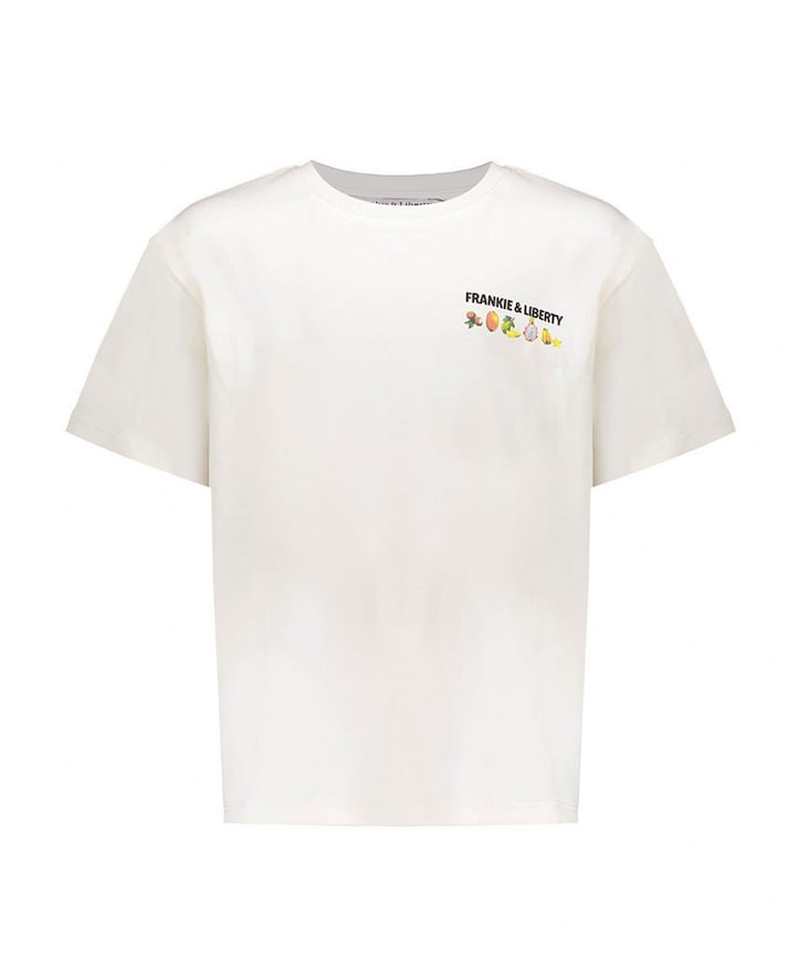 Meisjes T-shirt ecru