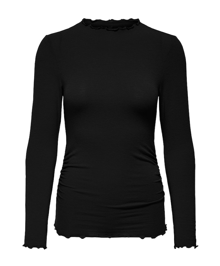 Dames longsleeve zwart