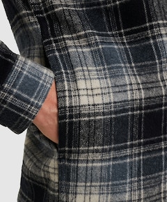 Heren overshirt blauw