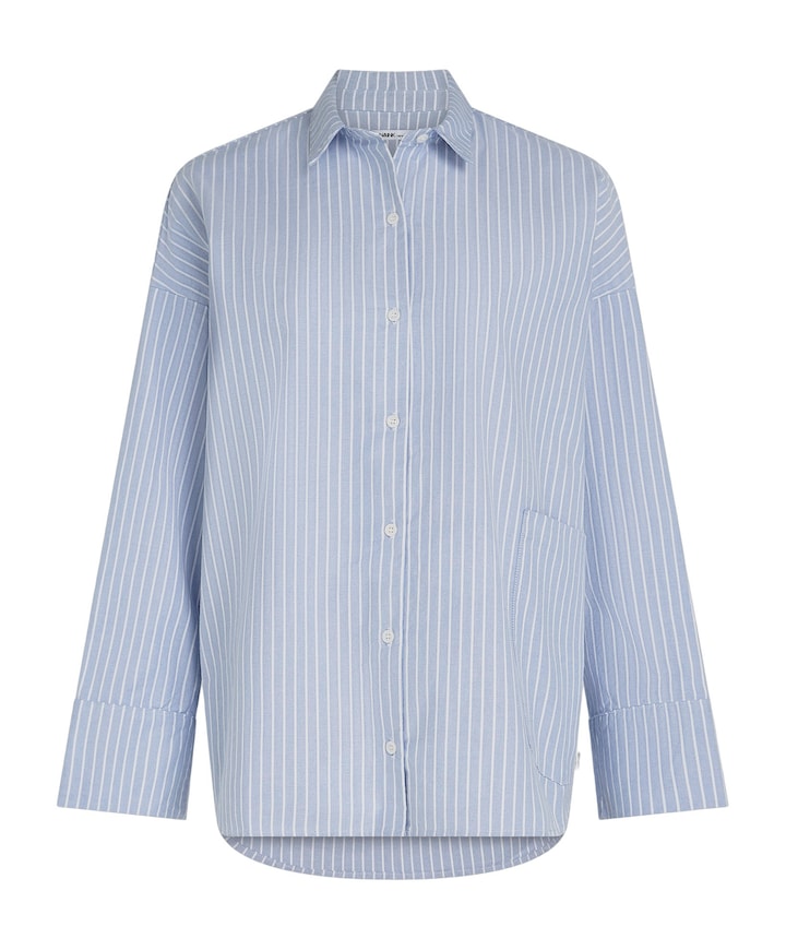 Dames blouse blauw