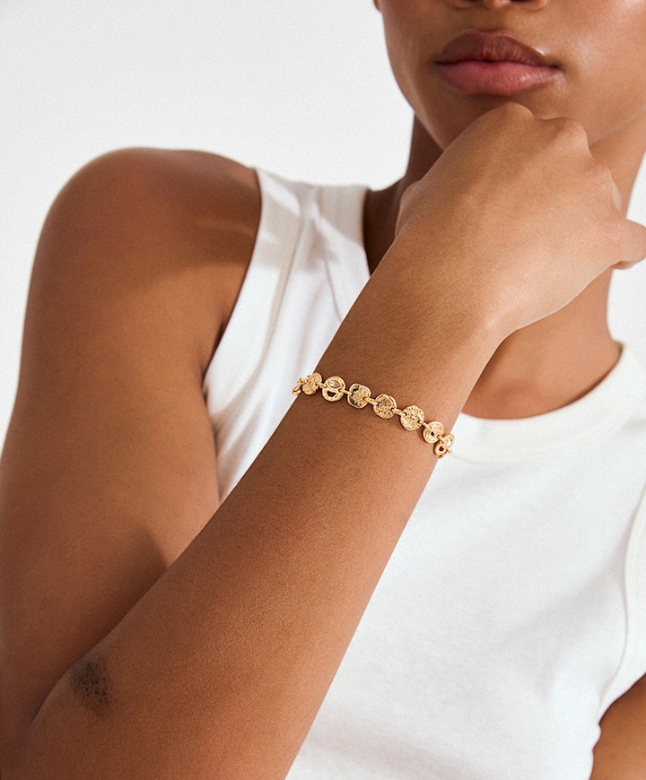 Dames armband goud