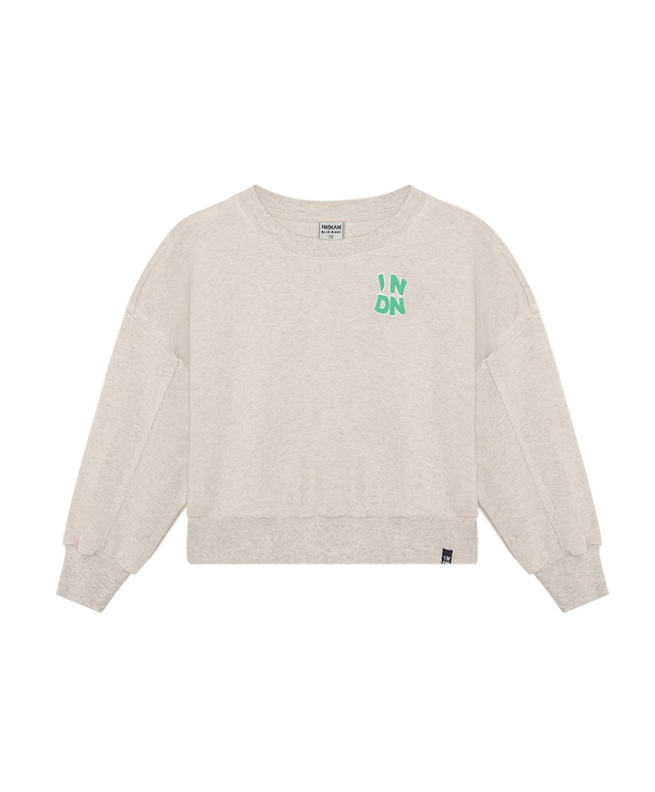 Meisjes sweater beige