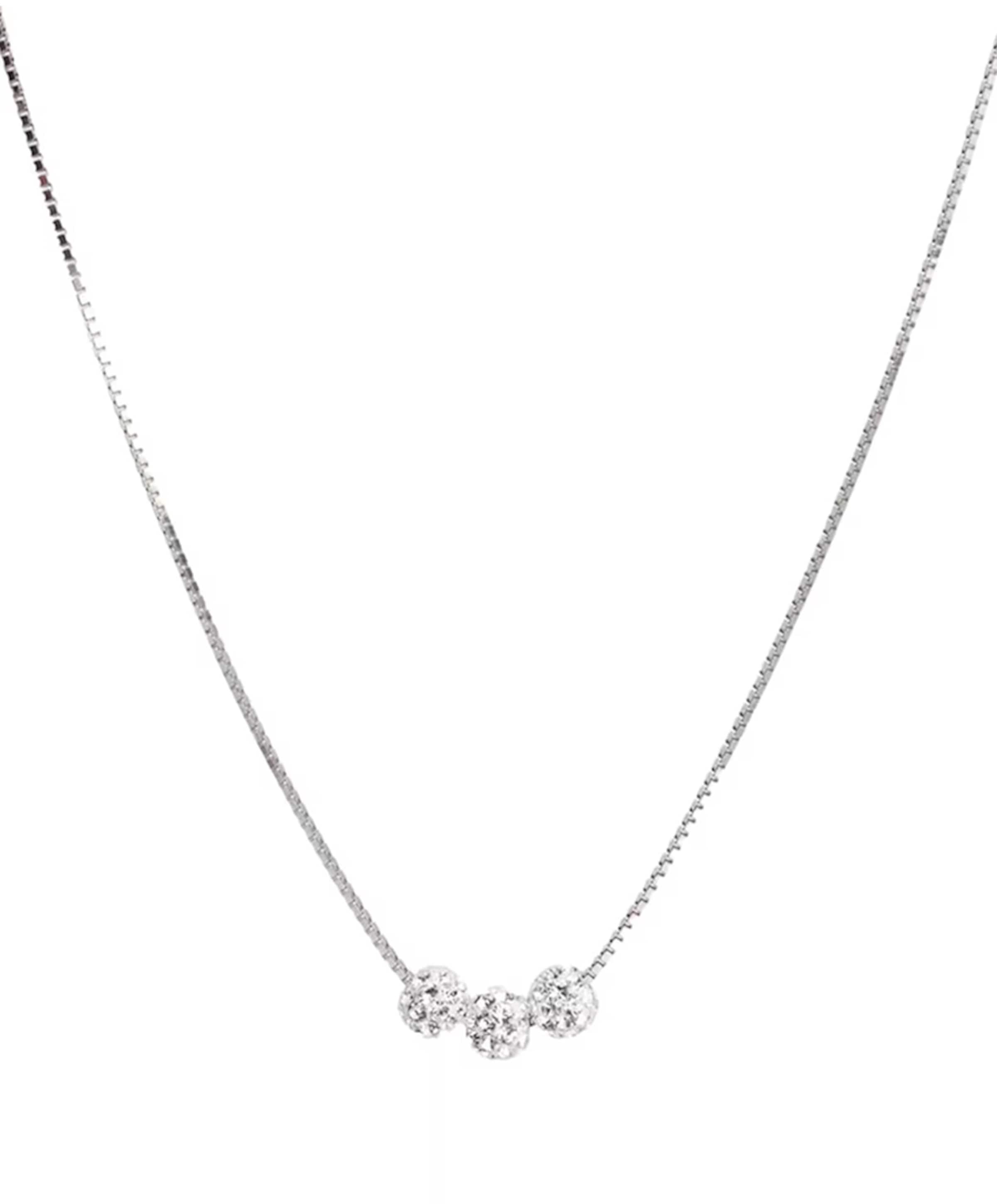 Dames ketting zilver