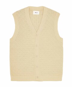 Heren gilet ecru