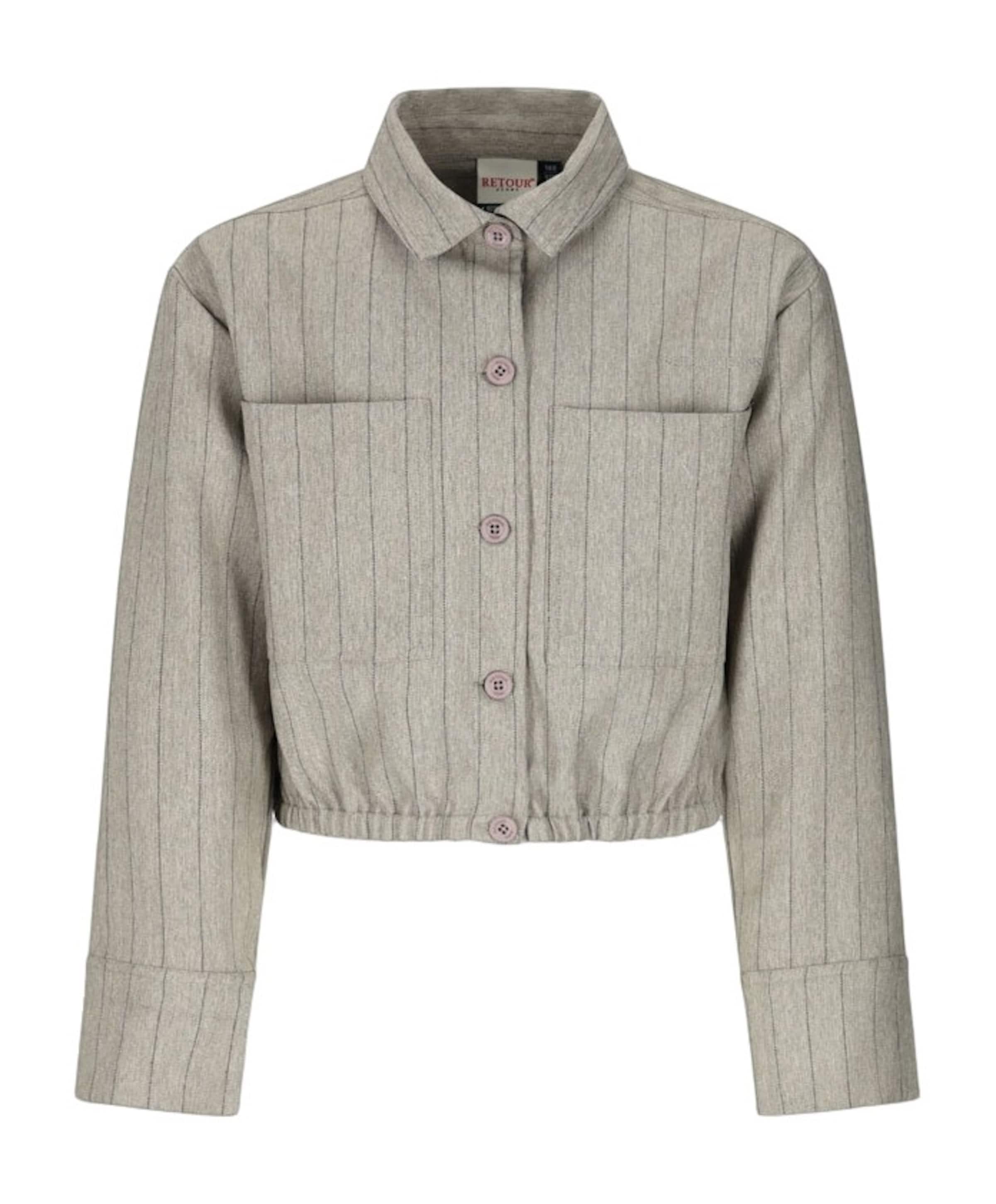 Meisjes vest grijs