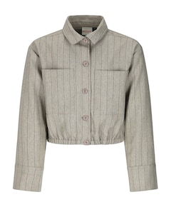 Meisjes vest grijs