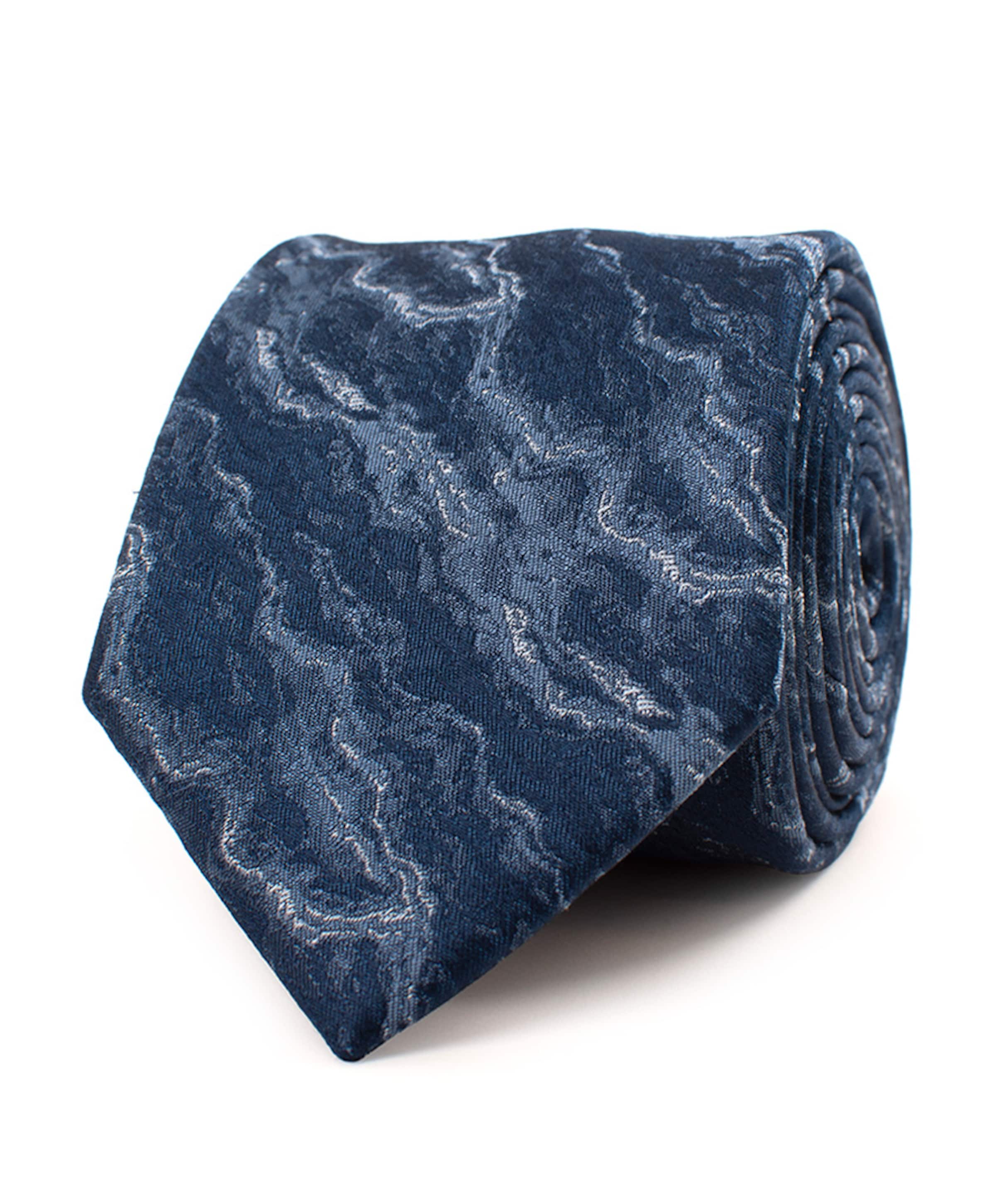 Heren stropdas blauw