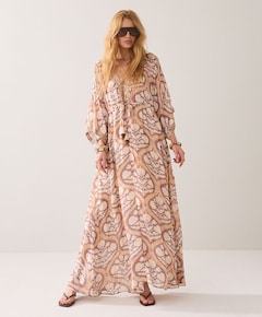 Dames jurk beige
