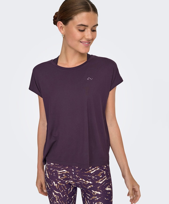Dames t-shirt paars