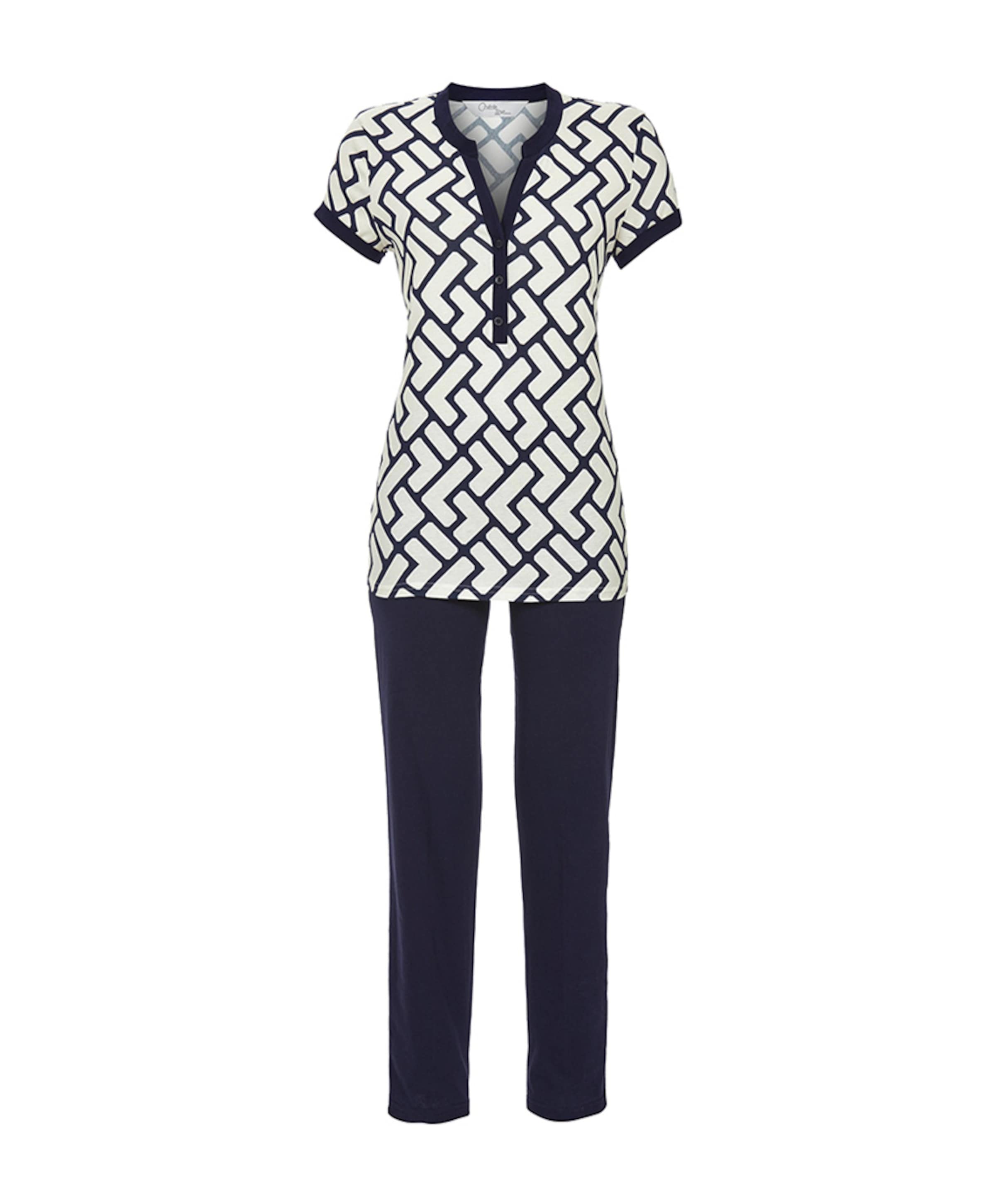 Dames pyjamaset blauw