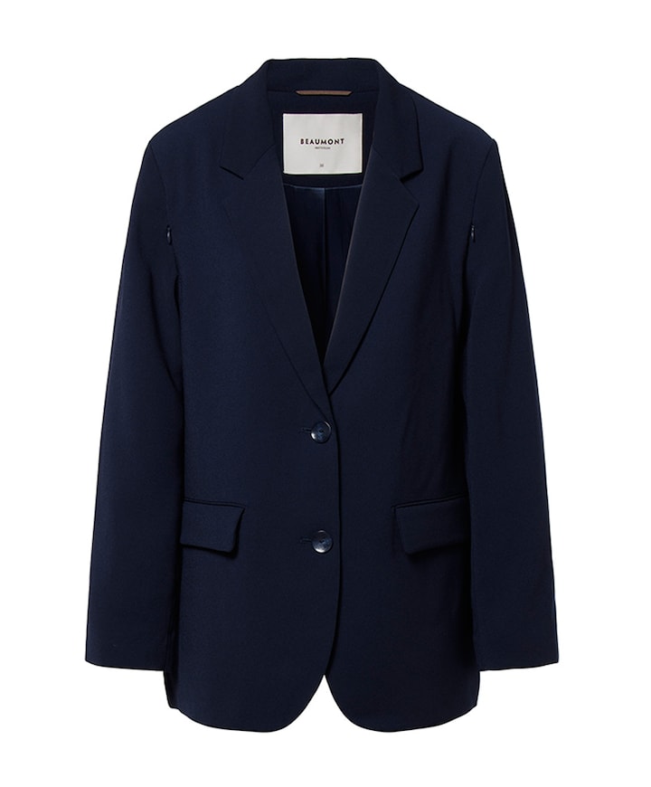 Dames blazer blauw
