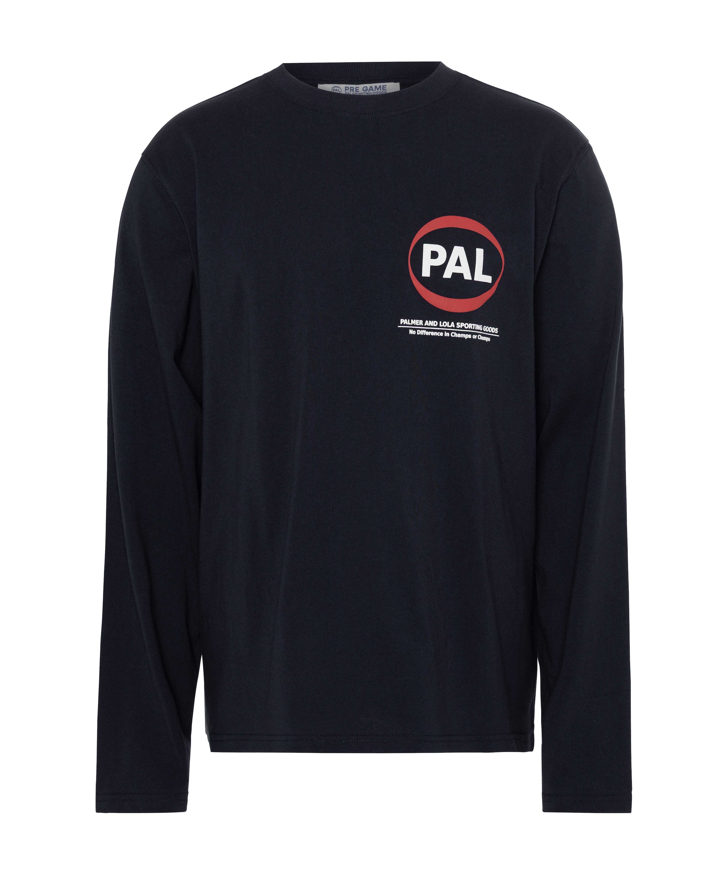 Heren longsleeve blauw