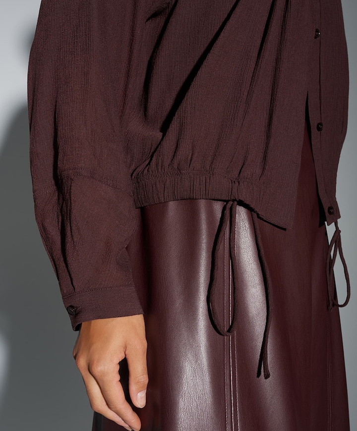 Dames blouse bordeaux