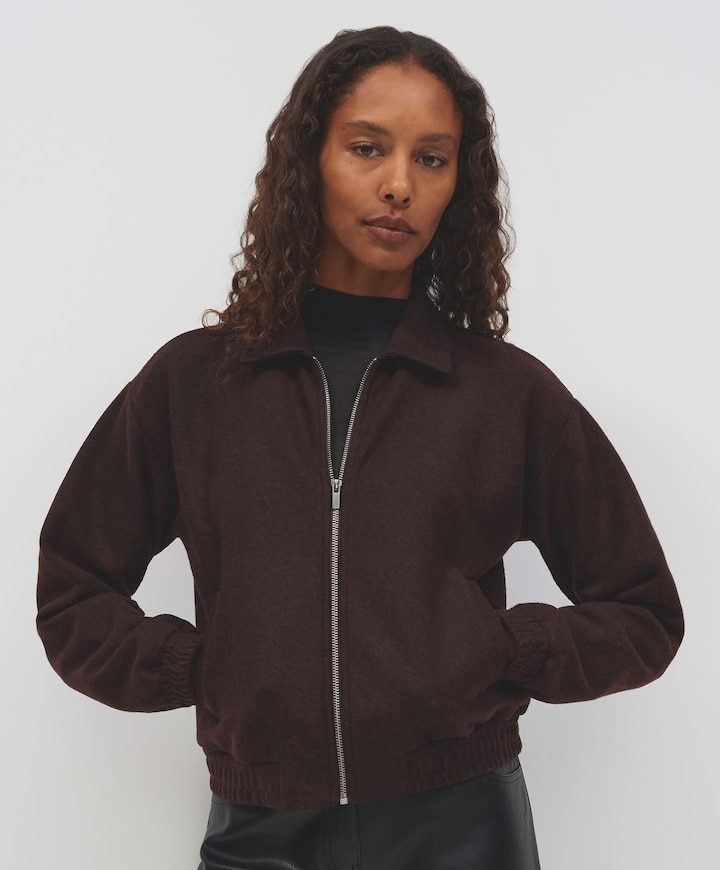 Dames vest bordeaux