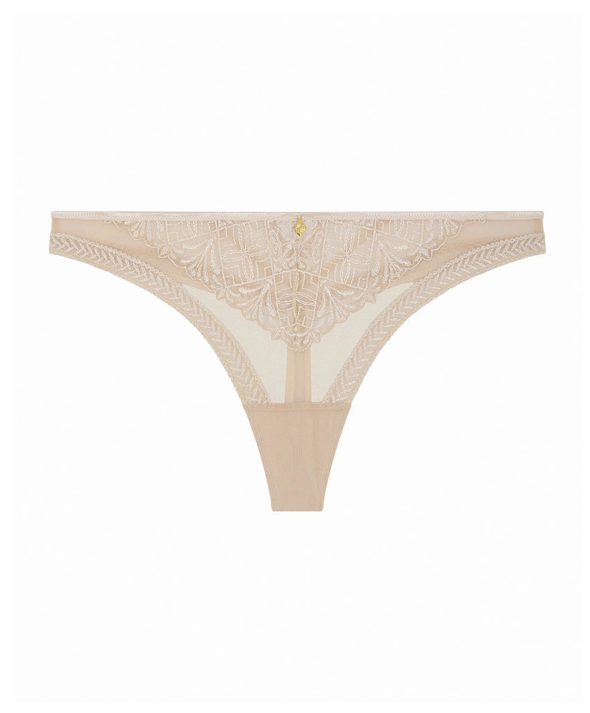 Dames string beige