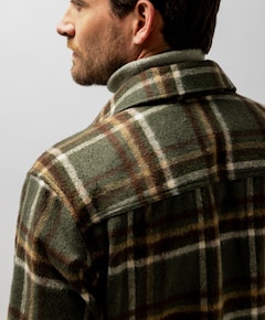 Heren overshirt groen
