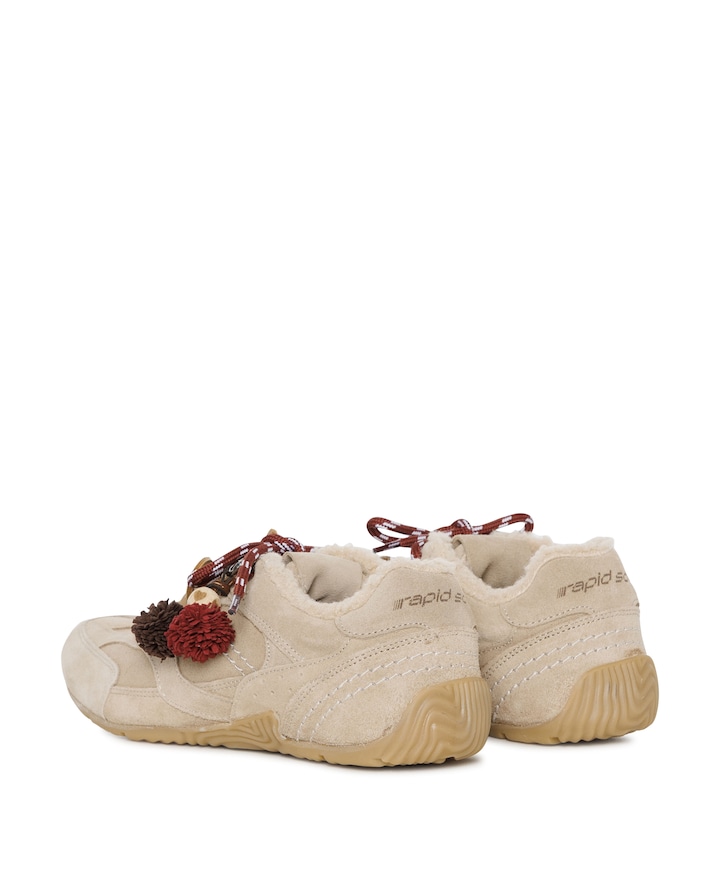 Alexia dames sneakers beige