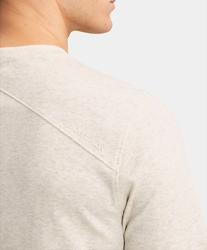 Heren T-shirt ecru