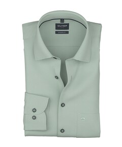 Heren overhemd extra lange mouw groen