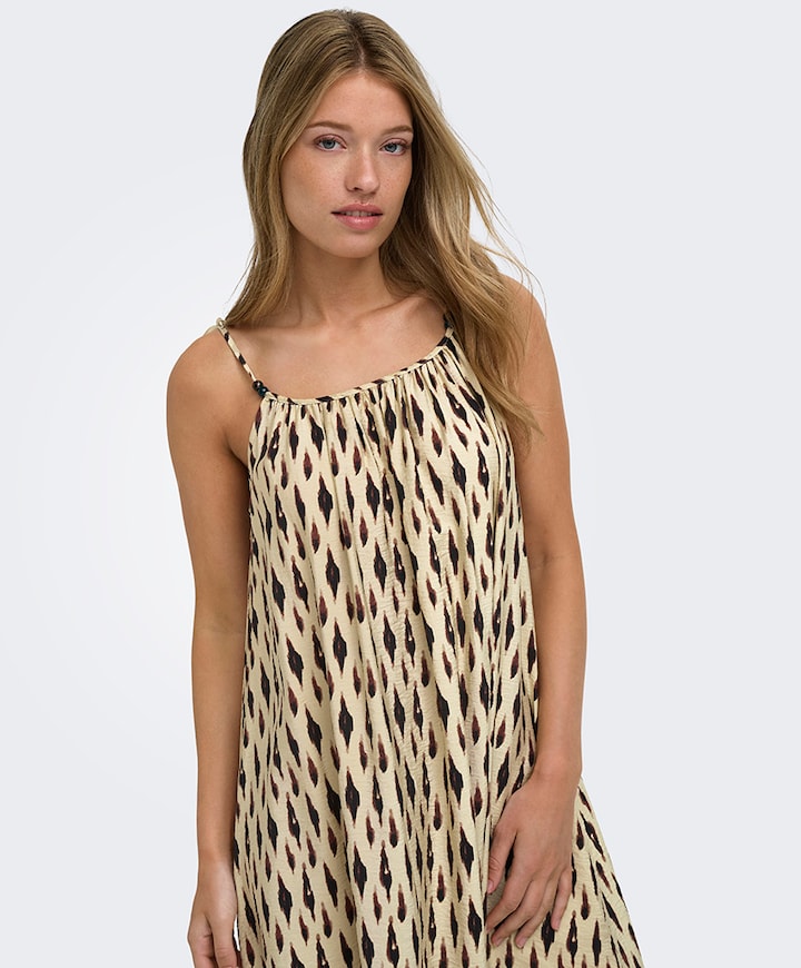 Dames jurk beige