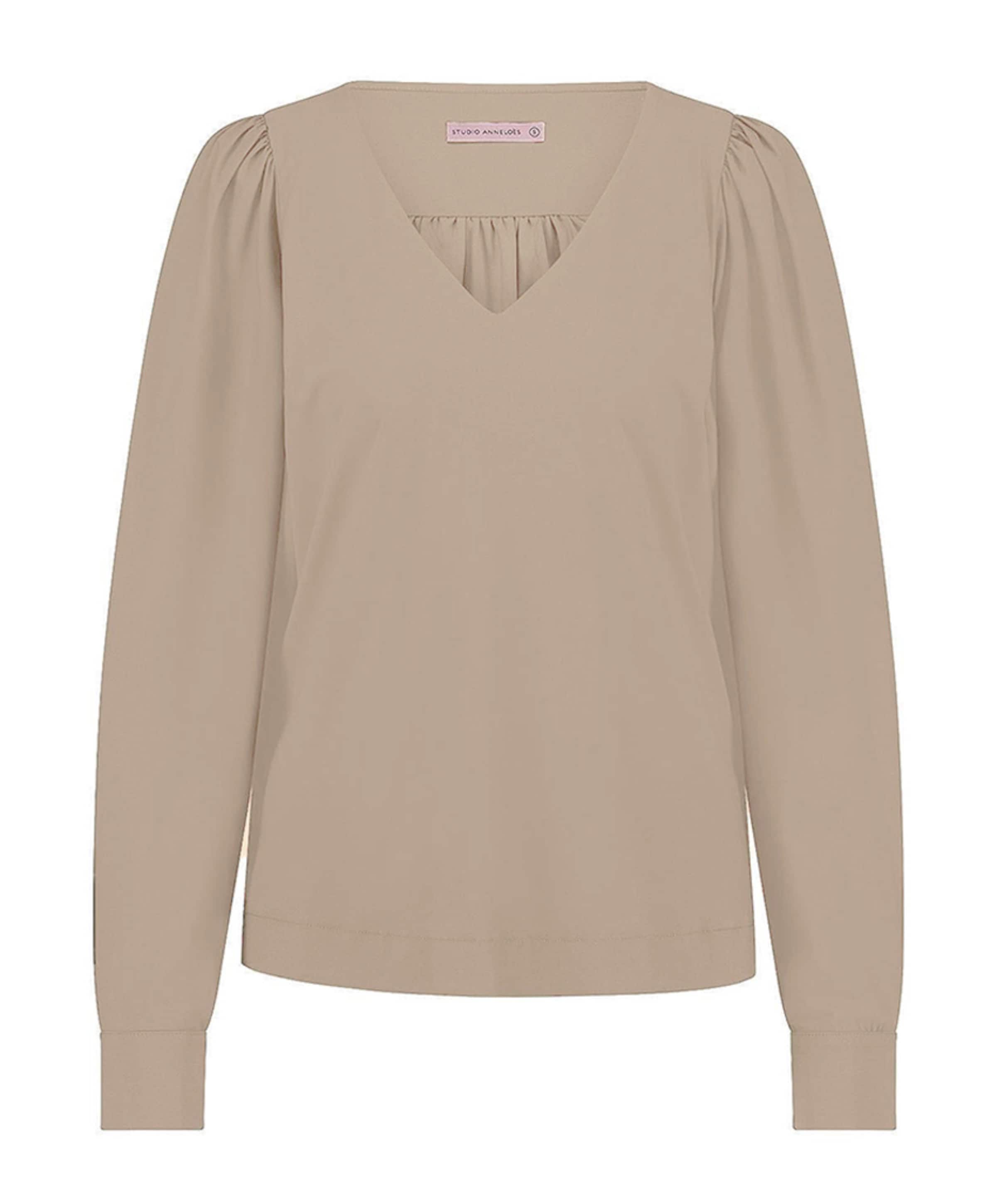 Dames top beige